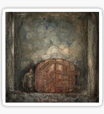 Bergaporten by John Bauer Sticker