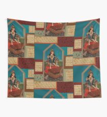 Persian Musician and Calligraphy Wall Tapestry