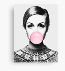 Twiggy Print, Berühmtheit, Skandinavisch, Nordic, Trendy Print, Stil, skandinavische Kunst, Moderne Kunst, Wandkunst, Print, minimalistisch, Modern Leinwanddruck