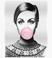 Twiggy Print, Berühmtheit, Skandinavisch, Nordic, Trendy Print, Stil, skandinavische Kunst, Moderne Kunst, Wandkunst, Print, minimalistisch, Modern Poster