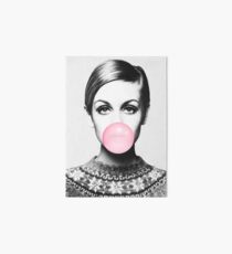 Twiggy print, celebrity, Scandinavian, Nordic, Trendy print, Styled, Scandinavian art, Modern art, Wall art, Print, Minimalistic, Modern Art Board