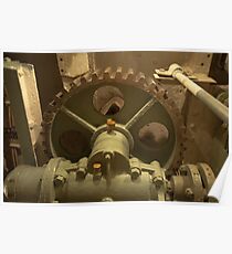 Gearbox with large gear wheel Poster