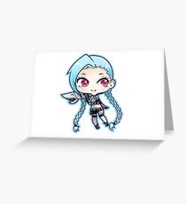 Chibi - Jinx III Greeting Card