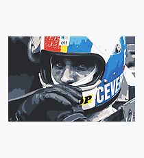Francois Cevert Helmet Photographic Print