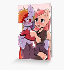 Rainbow Dash and Fluttershy Greeting Card