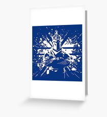 Black Knight UK Flag (White Background) - Fortnite Merch Greeting Card