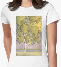The Single Tree Stands Women's Fitted T-Shirt