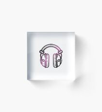 Avicii DJ Headset Acrylic Block