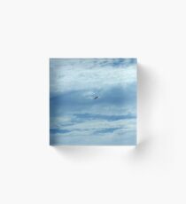 Flying through the Clouds Acrylic Block