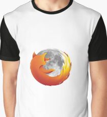 Moon Firefox Graphic T-Shirt