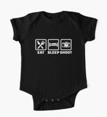 Eat sleep shoot One Piece - Short Sleeve
