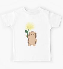 Dandelion the Hedgehog with her fluffy dandelion Kids Tee