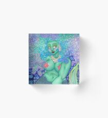 Mermaidhair, Don't care Acrylic Block