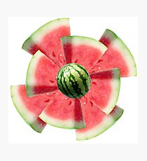 watermelon flower Photographic Print