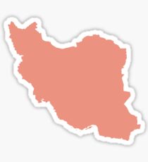 Iran Love in Peach Sticker