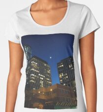 Night, High-rise building, tower block Women's Premium T-Shirt