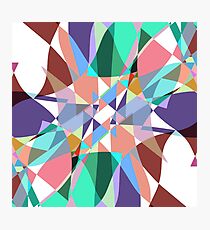 Triangle Pinch Color Splash Photographic Print