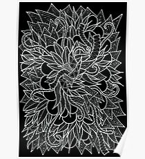 Black and White Doodle Poster
