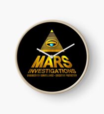 Mars Investigations Clock