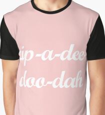 zip a dee doo dah Millennium Pink Graphic T-Shirt