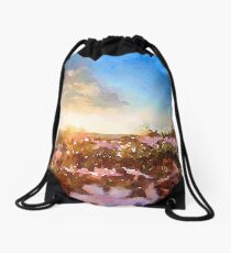 Flowers Drawstring Bag