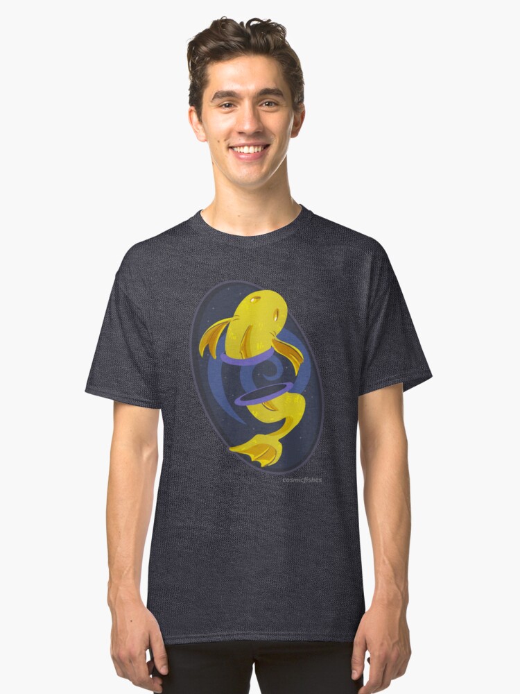 Alternate view of Cosmic Fish logo Classic T-Shirt