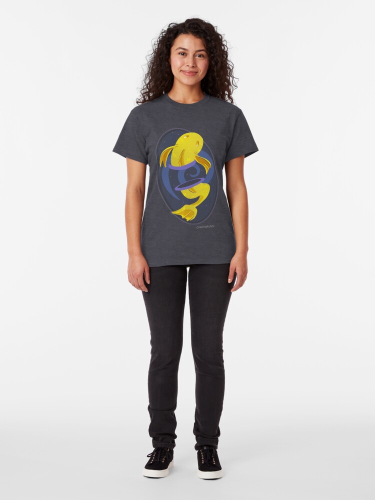 Alternate view of Cosmic Fish logo Classic T-Shirt