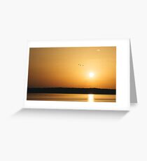 End of day Greeting Card