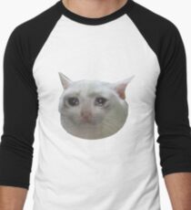 weinende Katze. jpg Baseballshirt für Männer