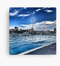 Poolside Canvas Print