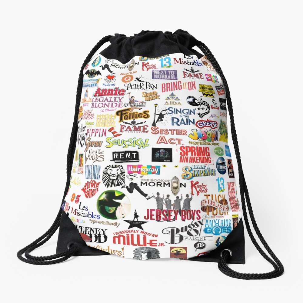 Musical Logos (Cases, Duvets, Books, Clothes etc) Drawstring Bag