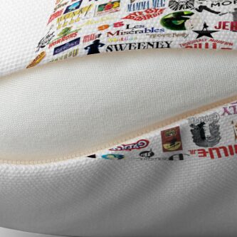 Alternate view of Musical Logos (Cases, Duvets, Books, Clothes etc) Throw Pillow