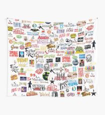 Musical Logos (Cases, Duvets, Books, Clothes etc) Wall Tapestry