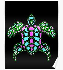 Turtle abstract 1 Poster