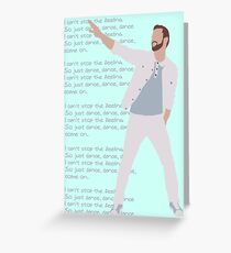 Justin T Greeting Card