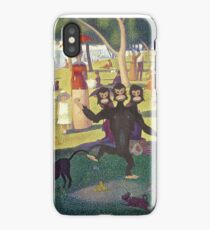 Sunday Afternoon with Three Headed Monkey making mess (Monkey Island) iPhone Case