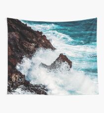 CONFRONTING THE STORM / Lanzarote, Spain Wall Tapestry