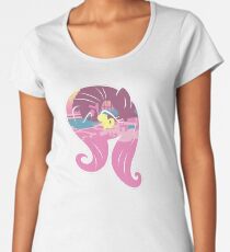 MLP Fluttershy Smile Women's Premium T-Shirt