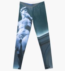 Legging Perfección desnuda - Michelangelos David bajo un oculus azul