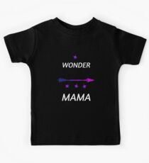 Wonder Mama Mother's Day Mom Kids Tee