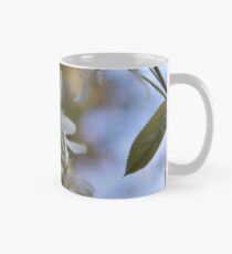 White Flower Close Up Mug