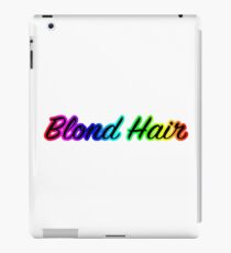 blond hair iPad Case/Skin