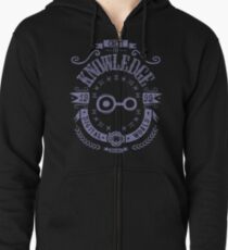 Knowledge Zipped Hoodie