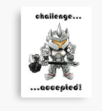 Challenge Accepted! Canvas Print