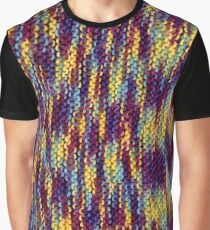 Rainbow Knit Graphic T-Shirt