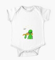 Funny Outer Space Astronaut Apparel One Piece - Short Sleeve