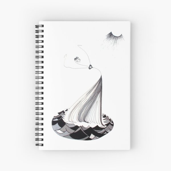 The Waves Her Dancefloor Spiral Notebook