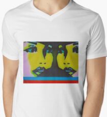 TWIN FACES Men's V-Neck T-Shirt