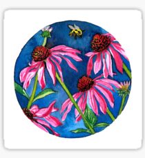 Twilight Coneflower Sticker