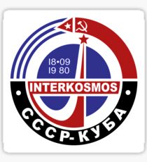 INTERKOSMOS Интеркосмос 1980er Jahre Sowjetisches Raumfahrtprogramm Sticker